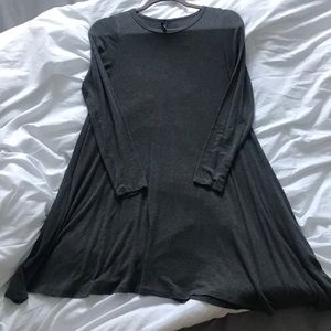 Bellamie long sleeve grey dress